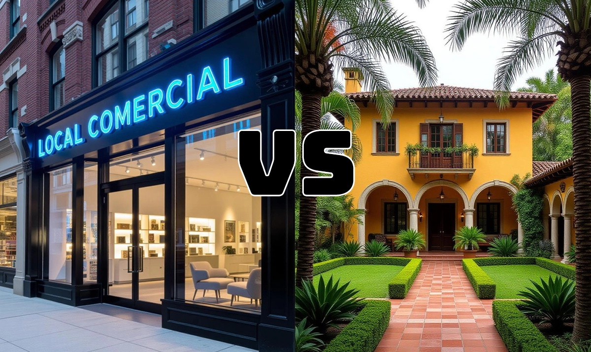 local comercial vs casa en renta